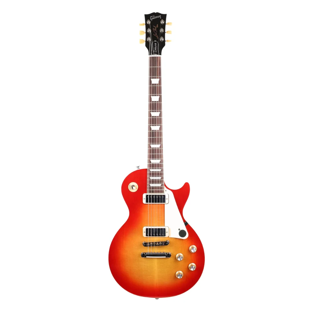 Gibson Les Paul Deluxe 70s Electric Guitar - 70s Cherry Sunburst - Image 3