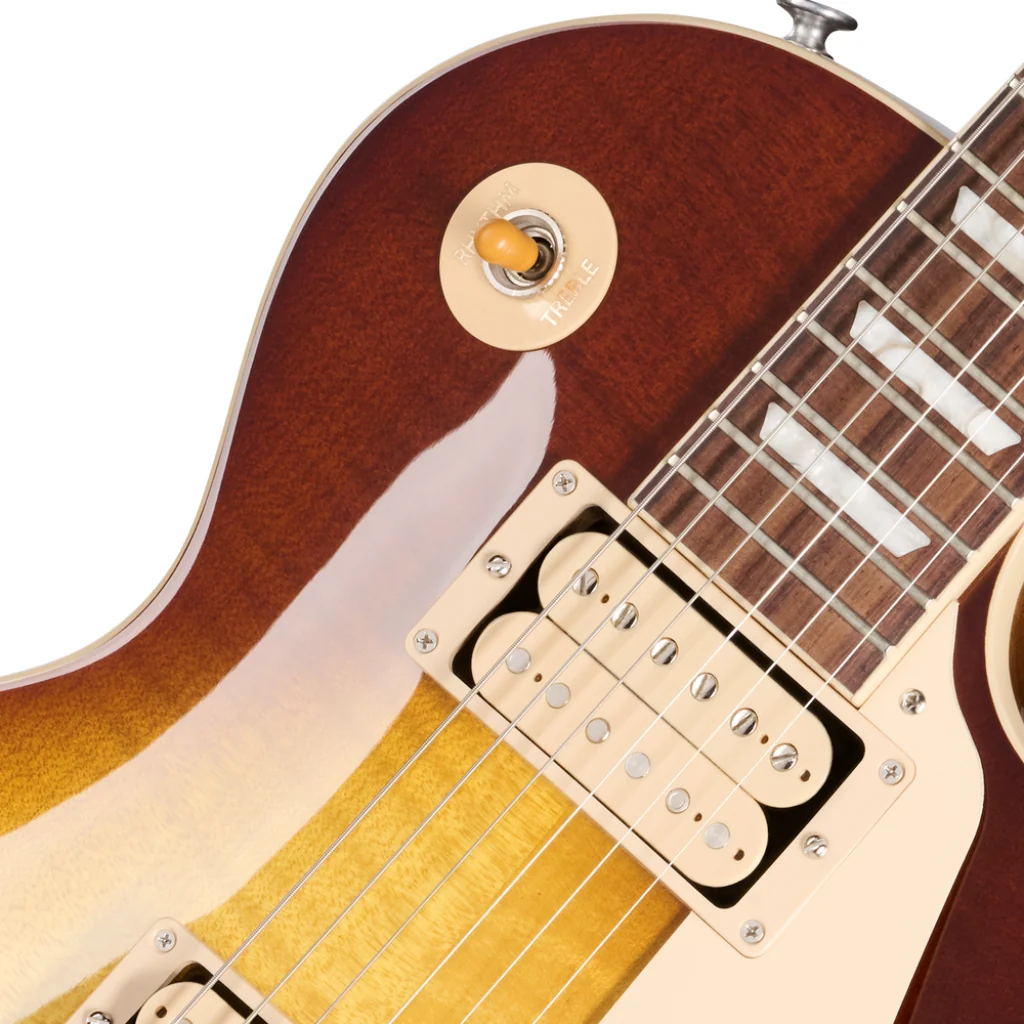 Gibson Les Paul Standard 50s Double Trouble Electric Guitar - Vintage Tobacco Burst - Image 7