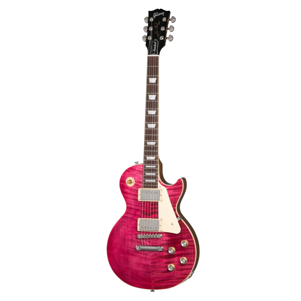 Gibson Les Paul Standard 60s Electric Guitar - Translucent Fuchsia - Image 3