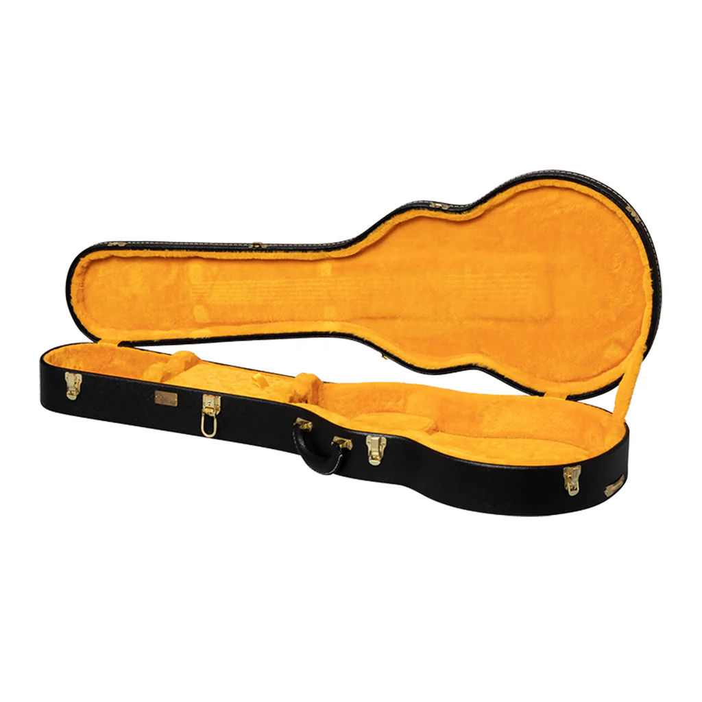 Gibson Lifton Black/Goldenrod Case Les Paul - Image 2