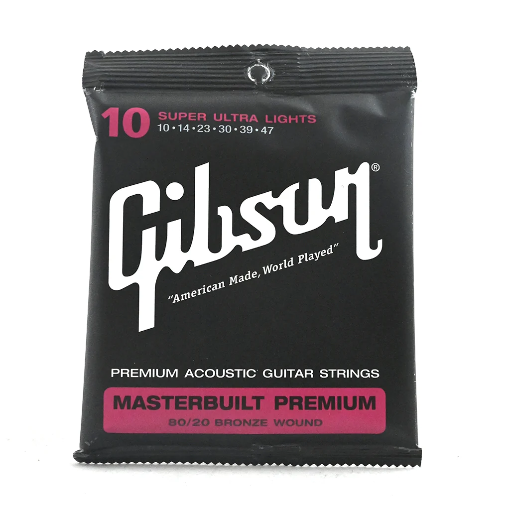 Gibson Masterbuilt Acoustic Strings 80/20 Bronze - 10-47