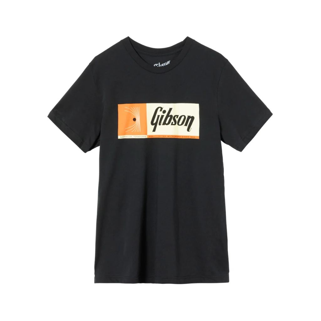 Gibson Quality Fretted Instruments Tee Black - Large