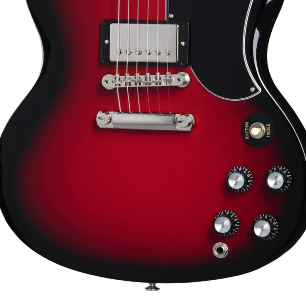 Gibson SG Standard '61 Electric Guitar - Cardinal Red Burst - Image 6