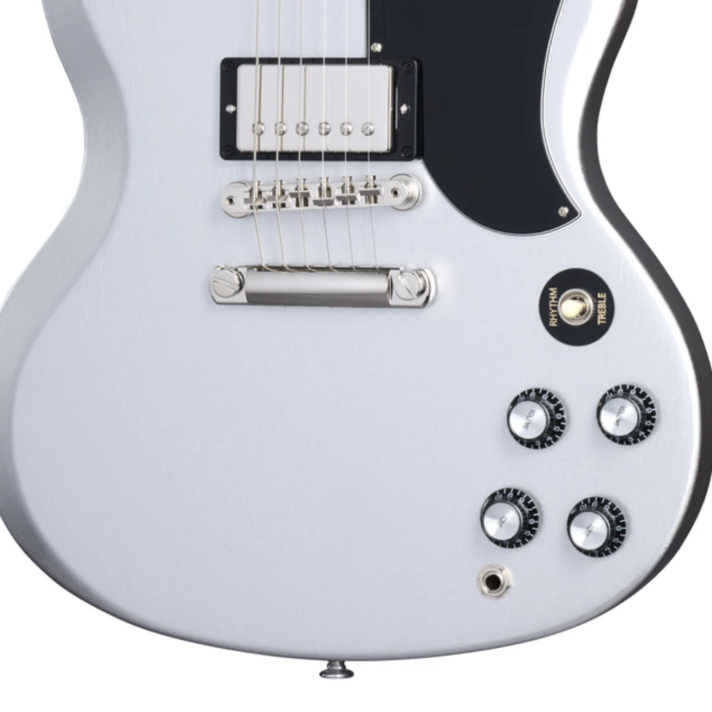 Gibson SG Standard '61 Electric Guitar - Silver Mist - Image 7