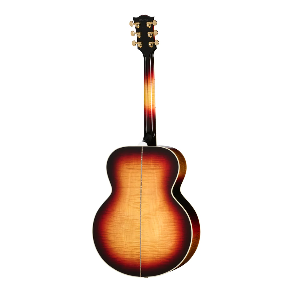 Gibson SJ-200 Standard Maple Acoustic Guitar - Tri Burst - Image 3