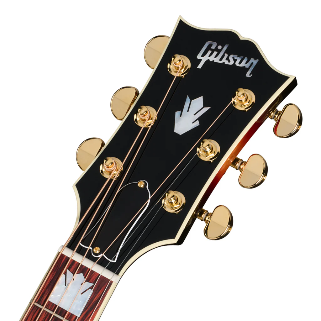 Gibson SJ-200 Standard Maple Acoustic Guitar - Tri Burst - Image 4