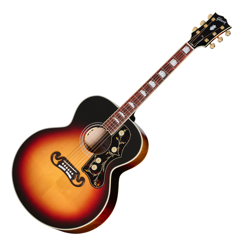 Gibson SJ-200 Standard Maple Acoustic Guitar - Tri Burst - Image 7