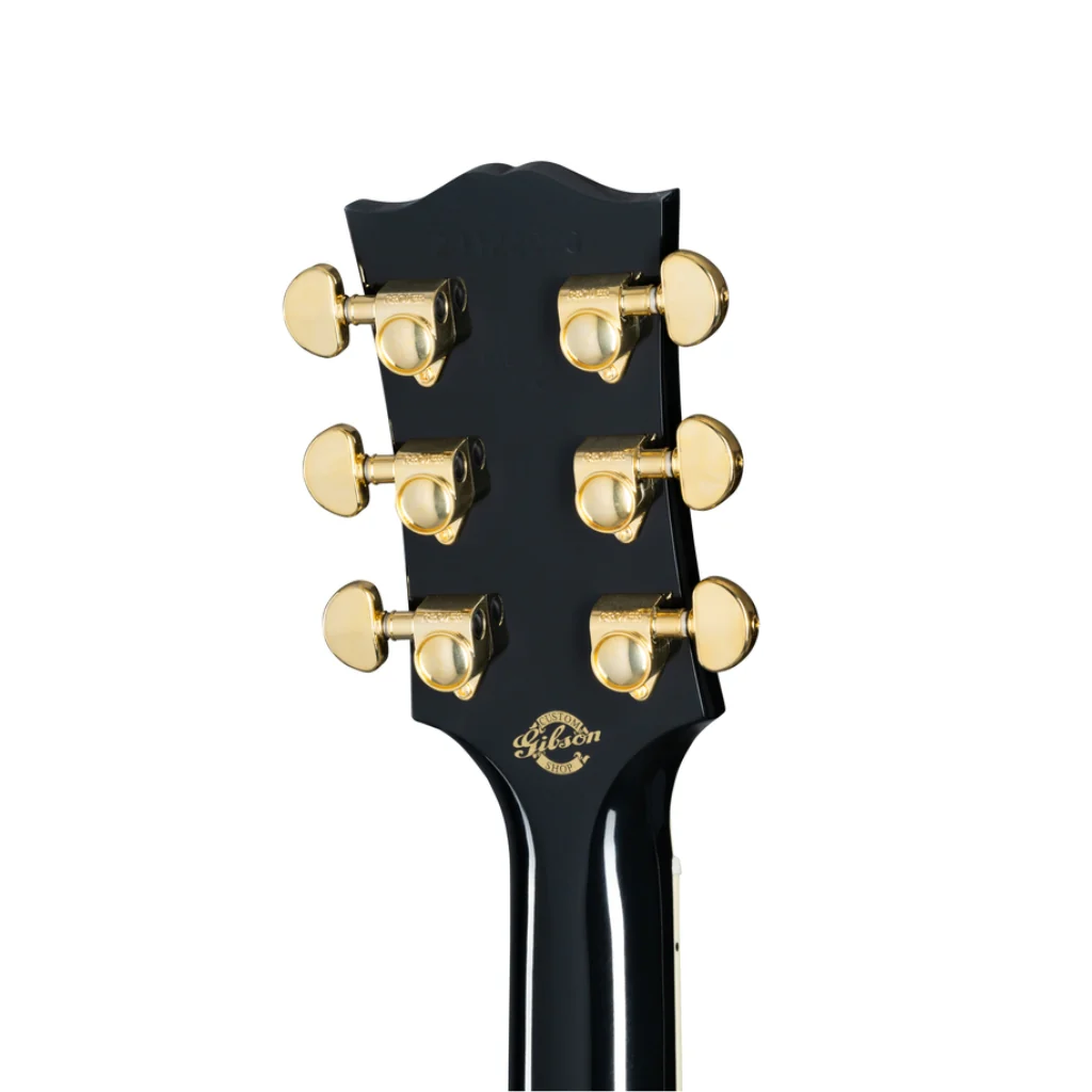 Gibson SJ200 Custom Ebony Acoustic Guitar - Image 5