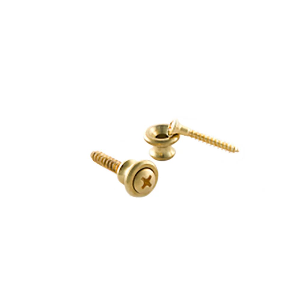 Gibson Strap Buttons - Brass