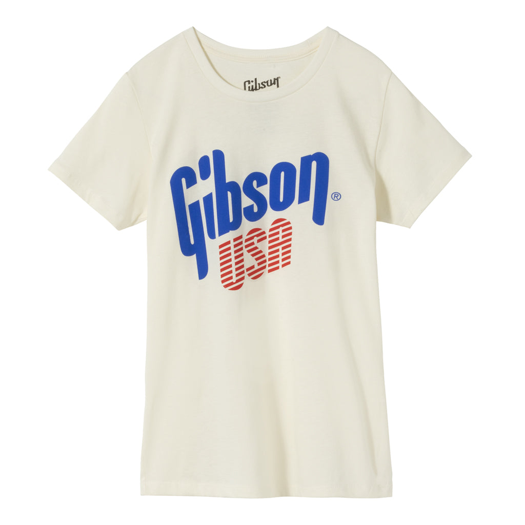 Gibson USA Womens Tee Vintage White 2XL