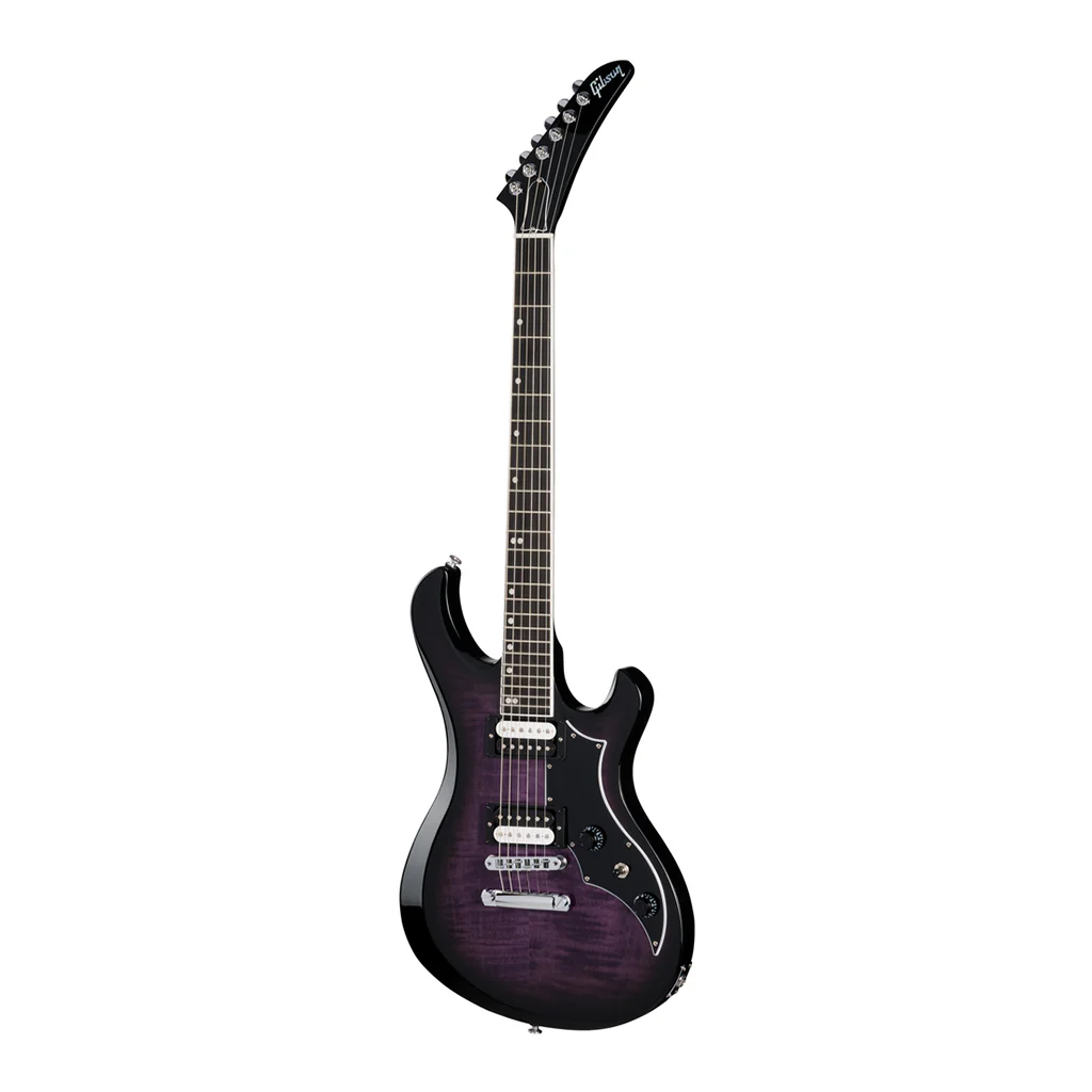 Gibson Victory Figured Top Electric Guitar - Dark Purple Burst - Image 2