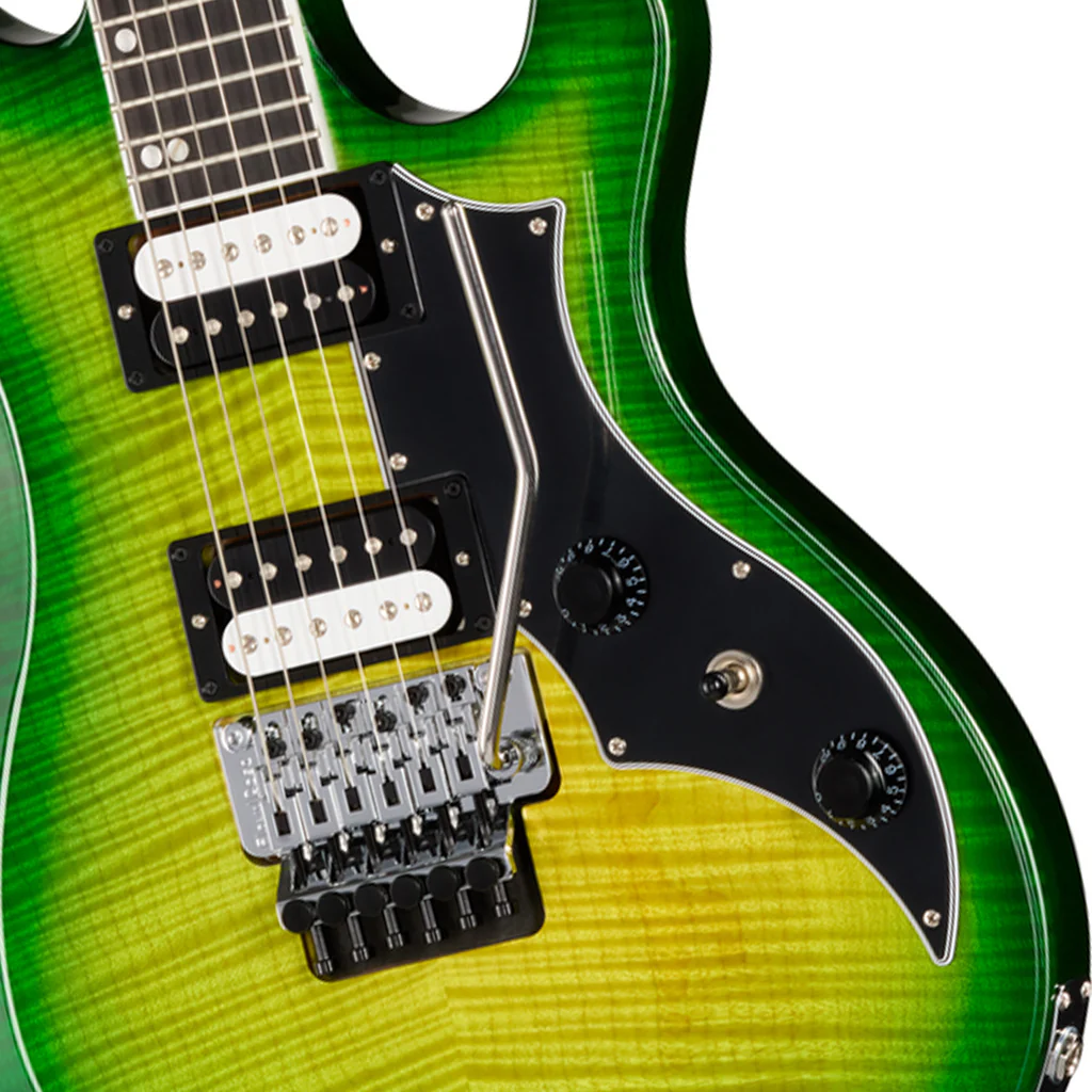 Gibson Victory Floyd Rose Electric Guitar - Iguana Burst - Image 7