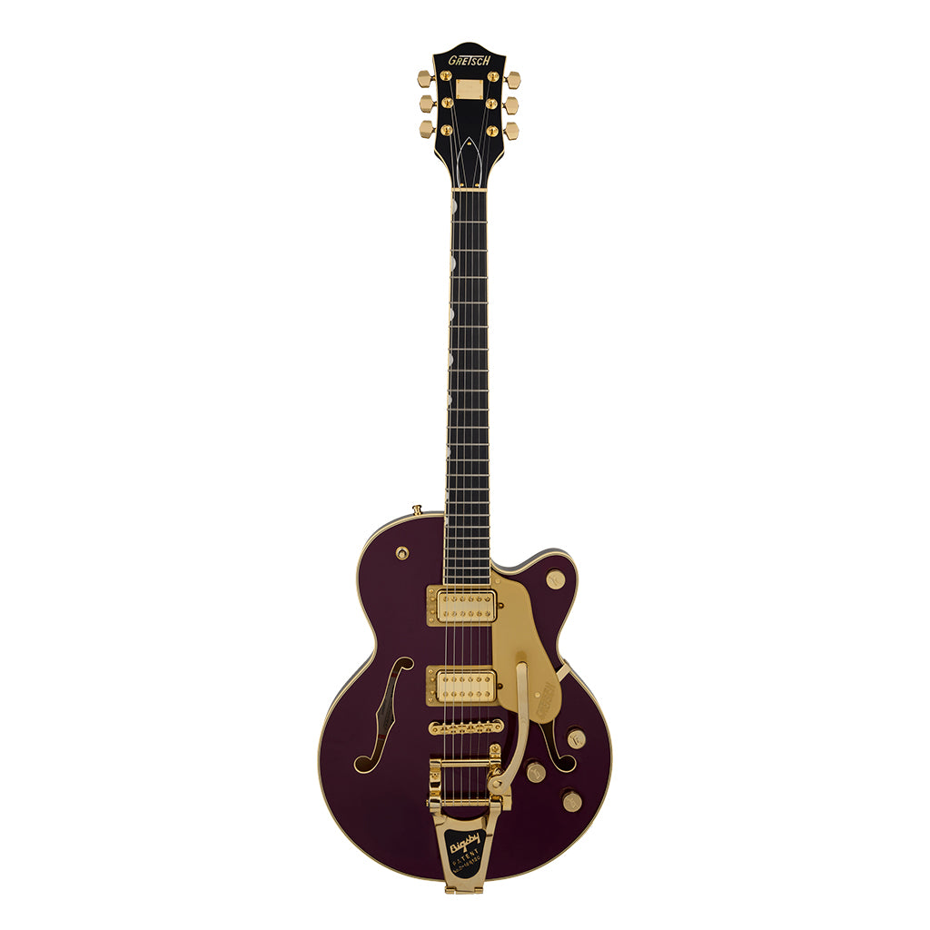 Gretsch Broadkaster Jr LX Center Block with String Thru Bigsby Ebony Fingerboard Blackberry - Image 2