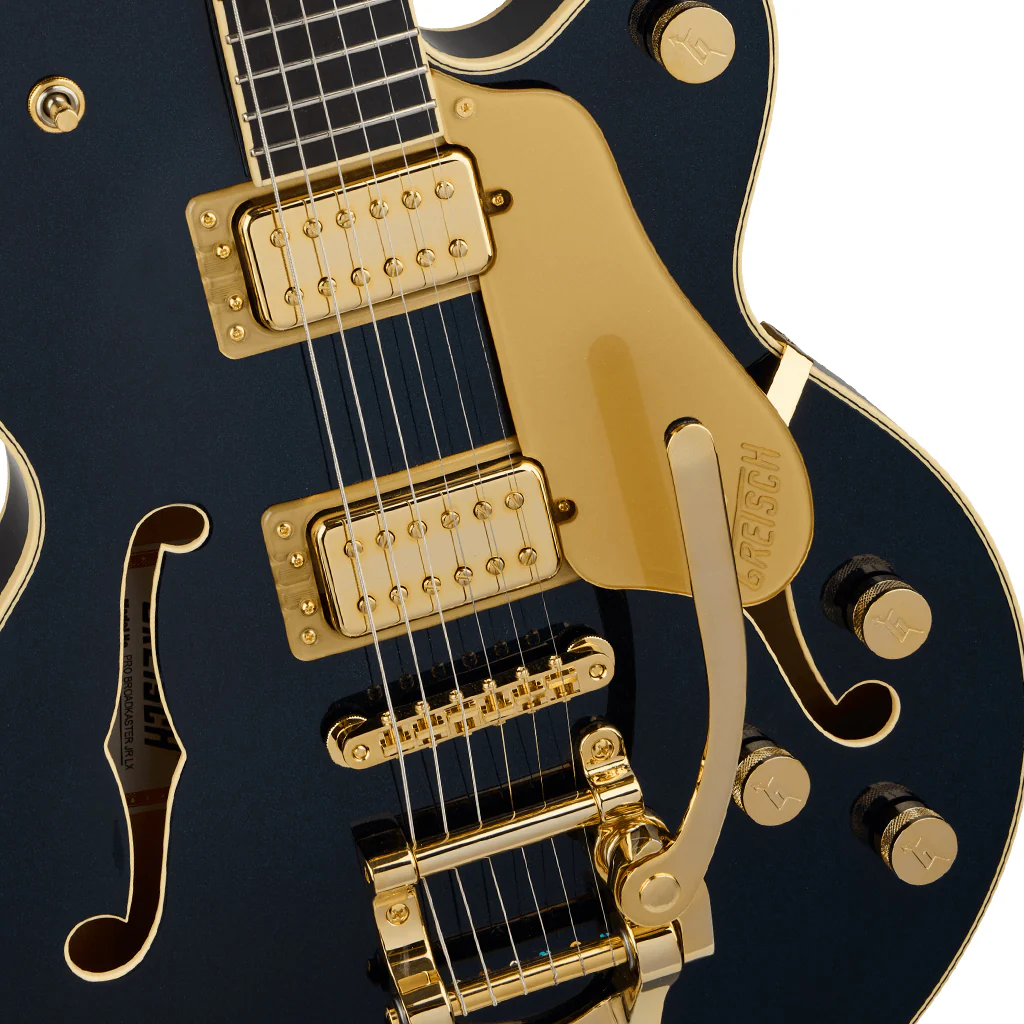 Gretsch Broadkaster Jr LX Center Block with String Thru Bigsby Ebony Fingerboard Midnight Sapphire - Image 6