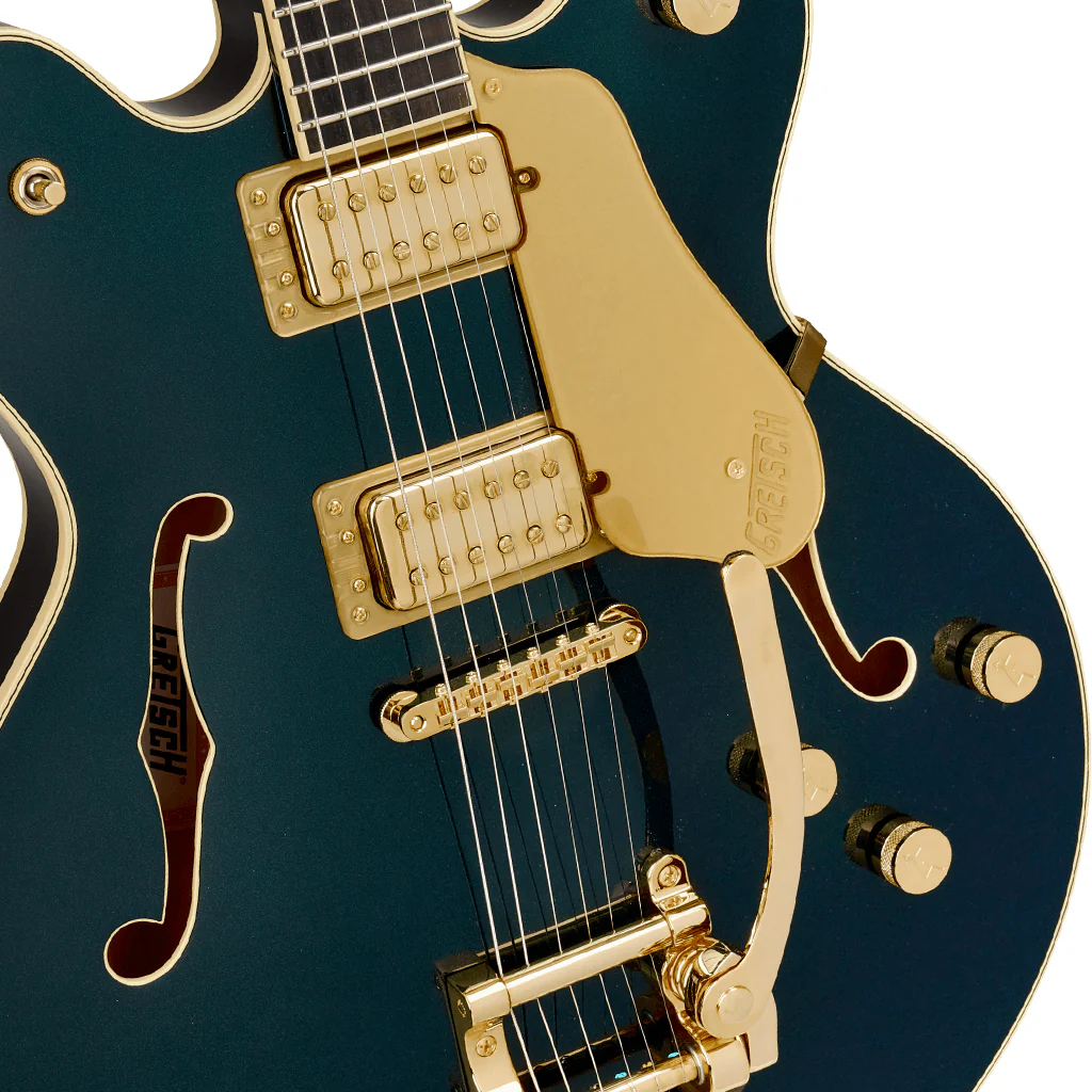 Gretsch Broadkaster LX Center Block with String Thru Bigsby Ebony Fingerboard Cadillac Green - Image 6