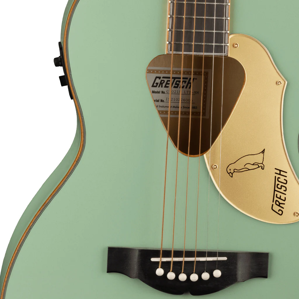 Gretsch G5021E Rancher Penguin Parlour Acoustic/Electric - Mint Metallic - Image 6