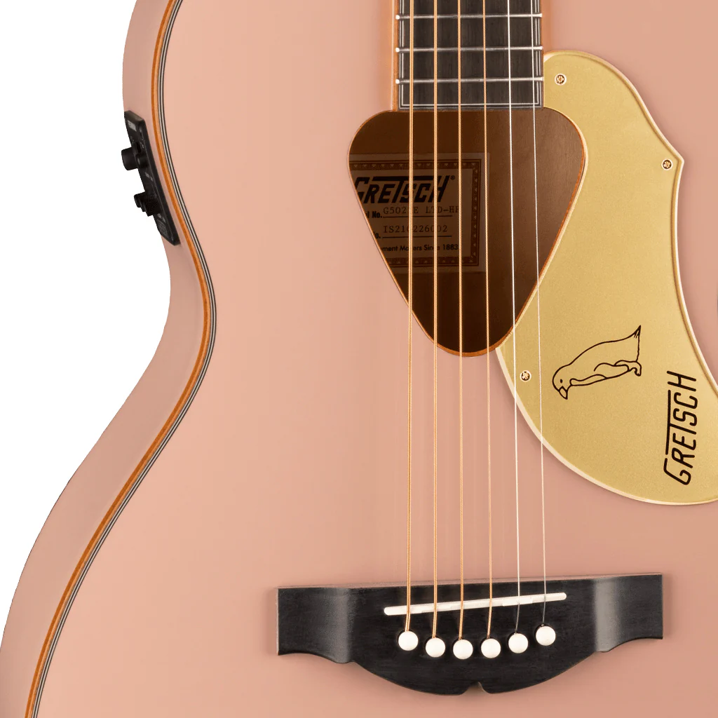Gretsch G5021E Rancher Penguin Parlour Acoustic/Electric - Shell Pink - Image 6