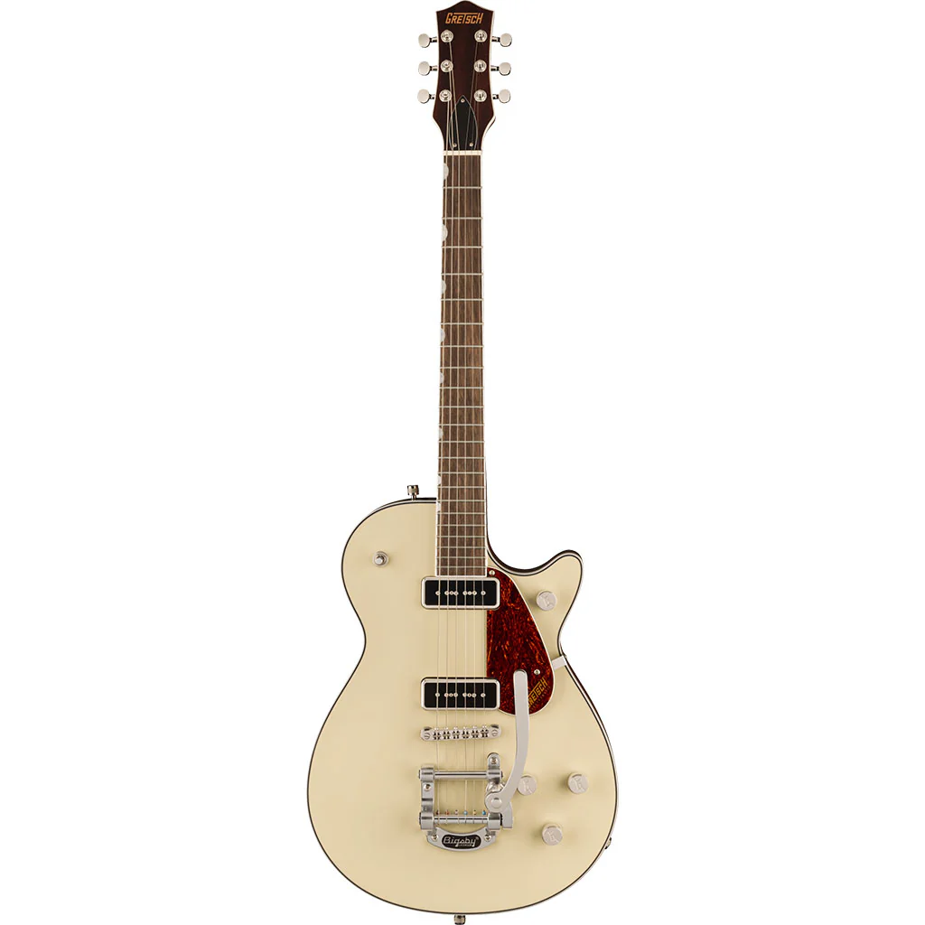 Gretsch G5210T-P90 Electromatic® Jet™ Two 90 Single-Cut with Bigsby®- Laurel Fingerboard - Vintage White - Image 2