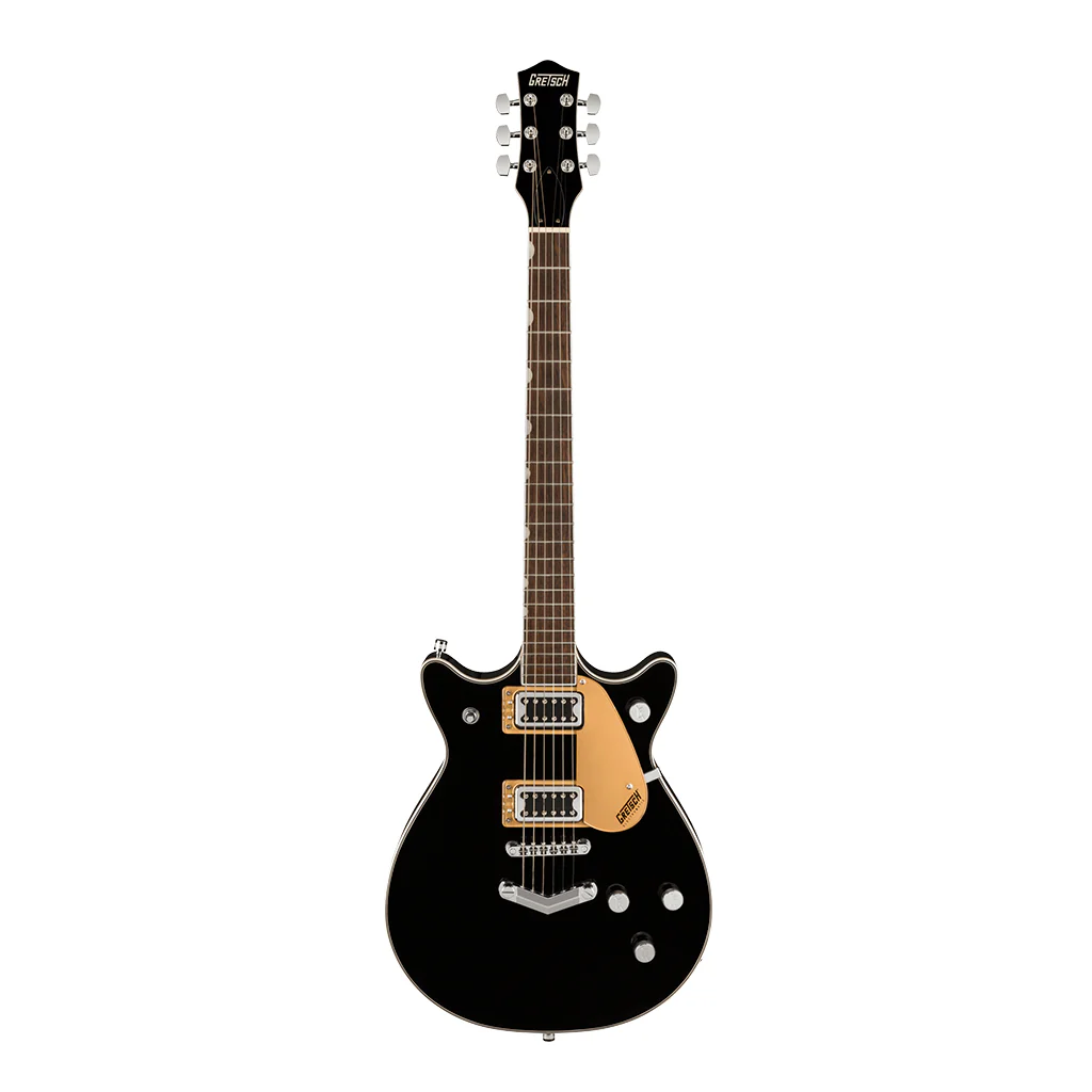 Gretsch G5222 Electromatic® Double Jet™ BT with V-Stoptail, Laurel Fingerboard, Black - Image 2
