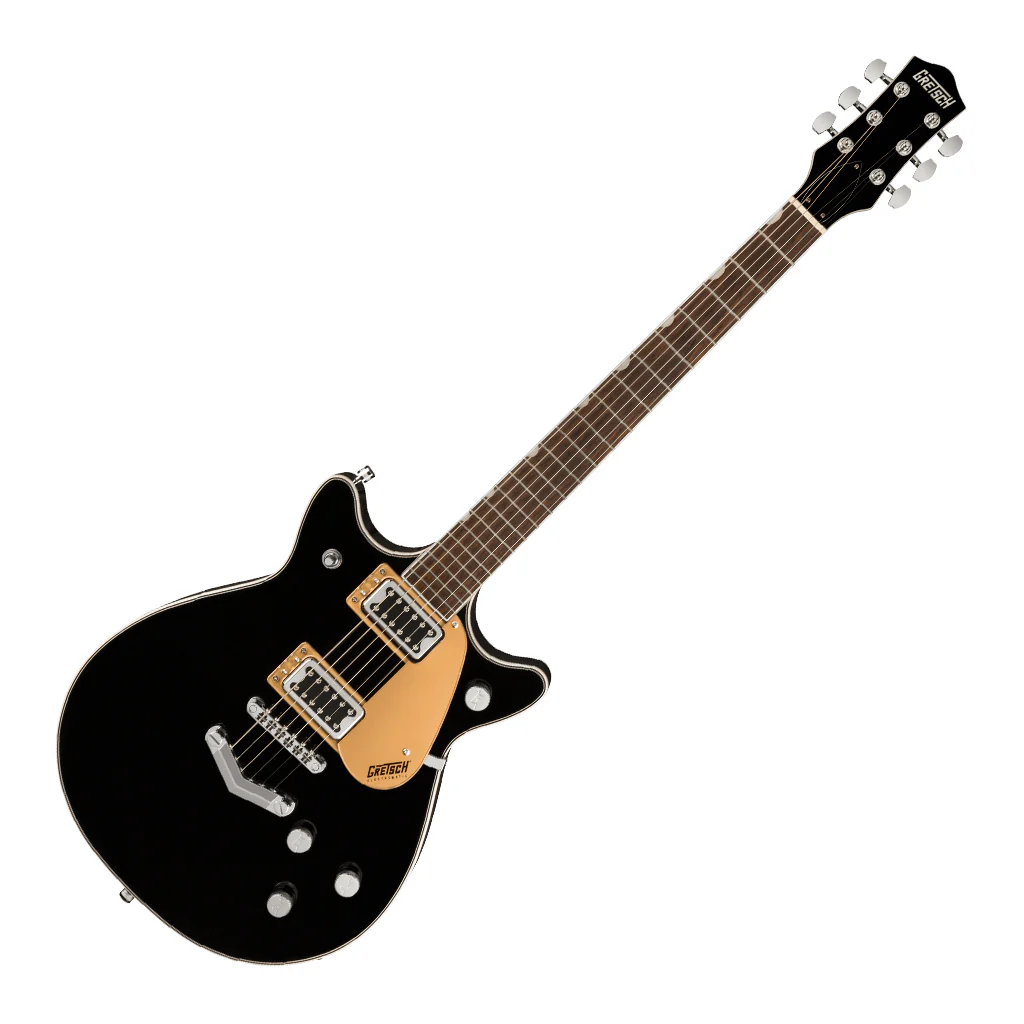 Gretsch G5222 Electromatic® Double Jet™ BT with V-Stoptail, Laurel Fingerboard, Black - Image 7