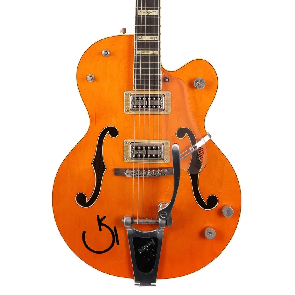 Gretsch G6120RHH Reverend Horton Heat Signature Hollow Body with Bigsby® - Ebony Fingerboard - Orange Stain Lacquer