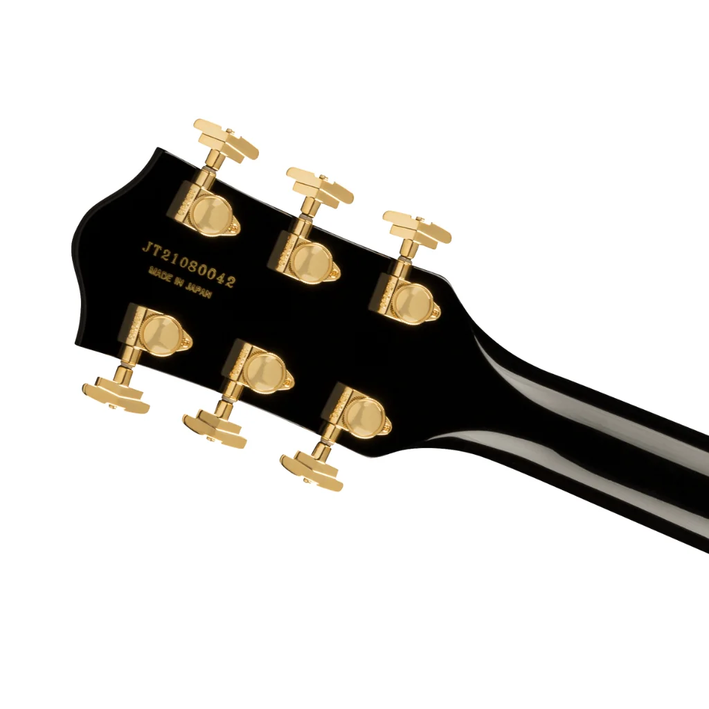 Gretsch - G6122TG Players Edition Country Gentleman® Hollow Body with String-Thru Bigsby® and Gold Hardware - Black - Image 5