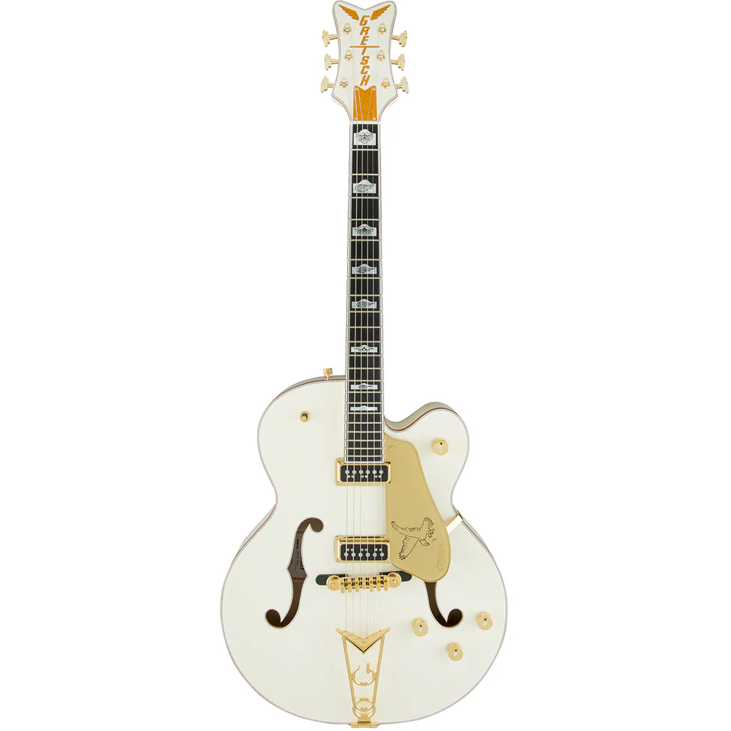 Gretsch G6136-55 Vintage Select White Falcon - Vintage White - Image 2
