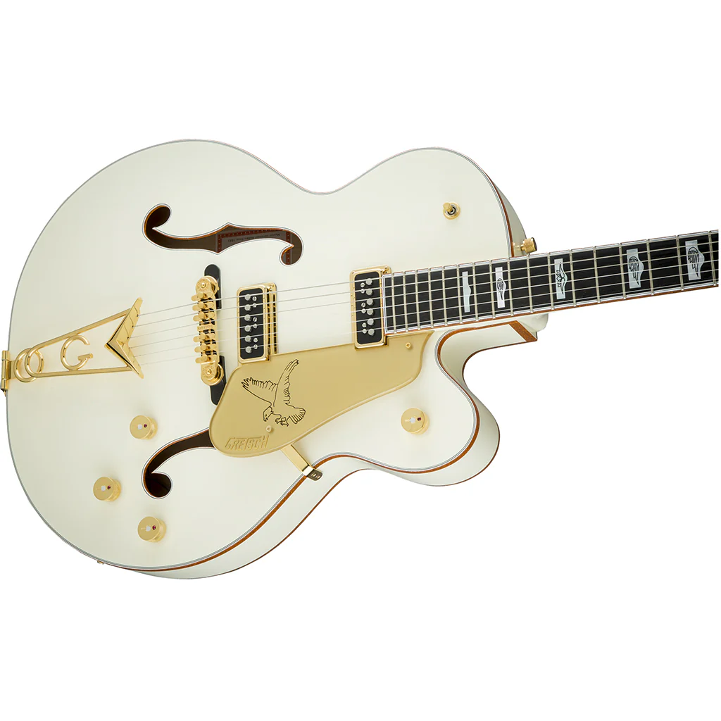 Gretsch G6136-55 Vintage Select White Falcon - Vintage White - Image 4
