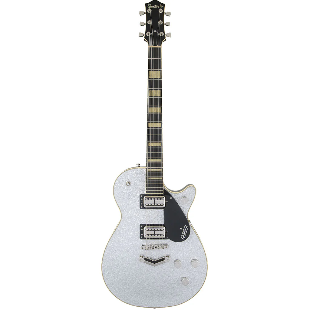 Gretsch  G6229 Players Edition Jet™ BT with V-Stoptail, Rosewood Fingerboard, Silver Sparkle - Image 2