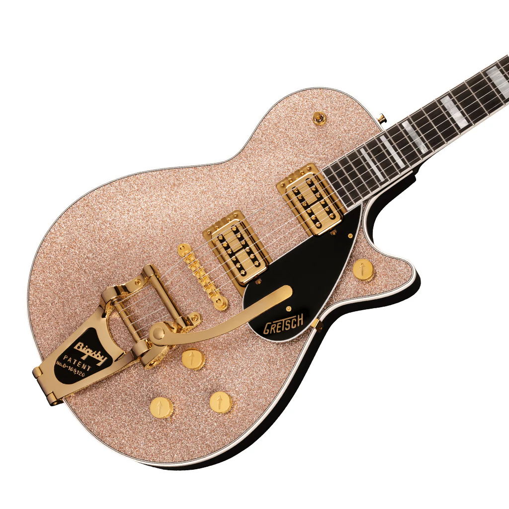 Gretsch - G6229TG Limited Edition Players Edition Sparkle Jet™ BT with Bigsby® and Gold Hardware, Ebony Fingerboard, Champagne Sparkle - Image 7