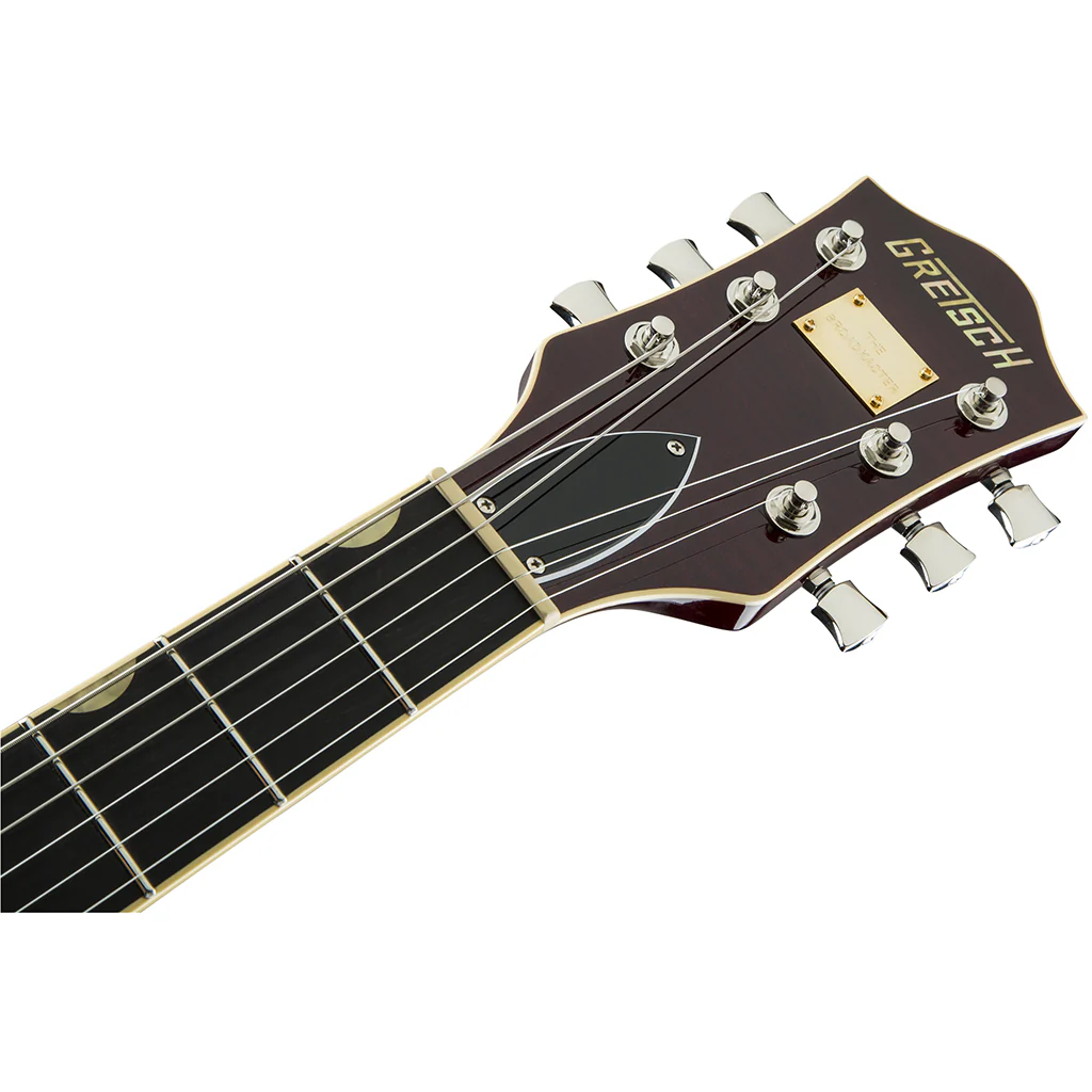 Gretsch G6659TFM Players Edition Broadkaster Junior - Tiger Flame Maple Dark Cherry Stain - Image 7
