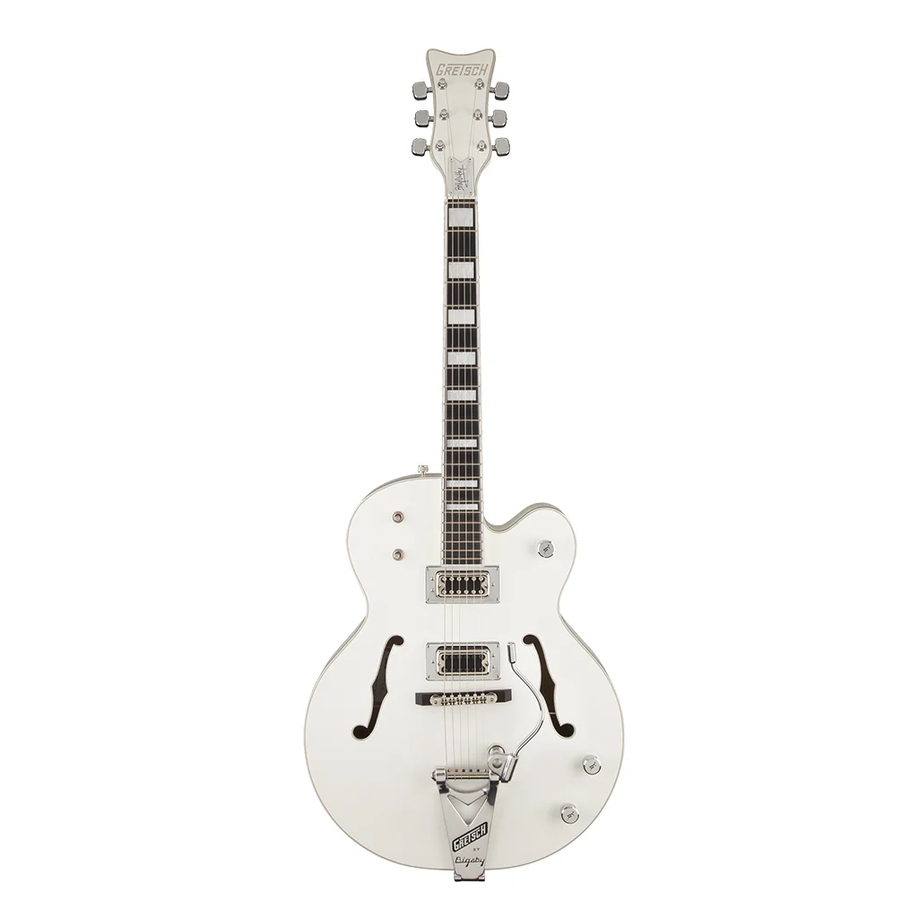 Gretsch G7593T Billy Duffy Signature Falcon™ with Bigsby®, Ebony Fingerboard, White, Lacquer - Image 2