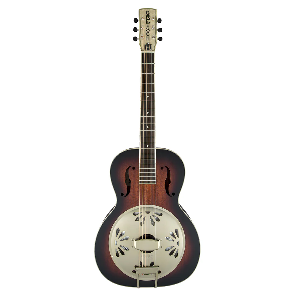 Gretsch G9241 Alligator™ Biscuit Round-Neck Resonator Guitar with Fishman® Nashville Pickup, 2-Color Sunburst - Image 2