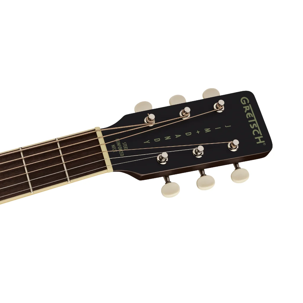 Gretsch Jim Dandy Concert Acoustic Guitar - Deep Cherry Burst, Walnut Fingerboard - Image 4