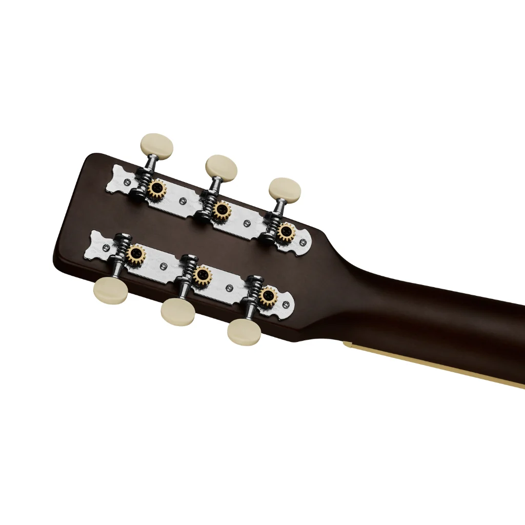 Gretsch Jim Dandy Concert Acoustic Guitar - Deep Cherry Burst, Walnut Fingerboard - Image 5