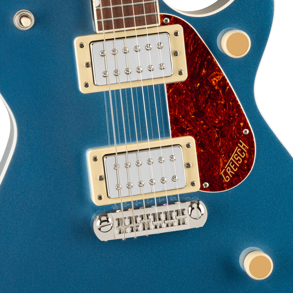 Gretsch Streamliner Jet Club Single-Cut with Wraparound and Laurel Fingerboard - Dark Denim - Image 7