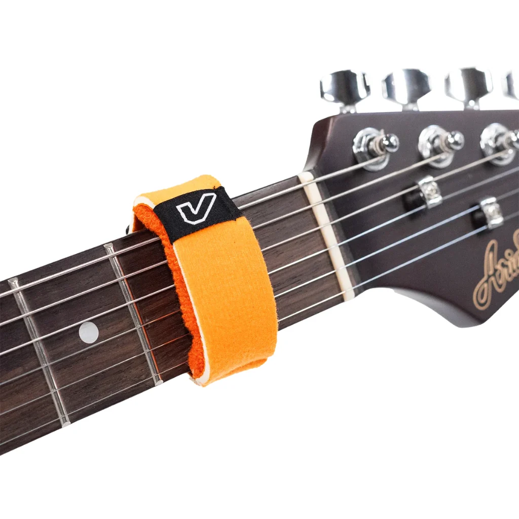 Gruv Gear FretWraps String Dampener - Small, Flare Orange (3-pack) - Image 2