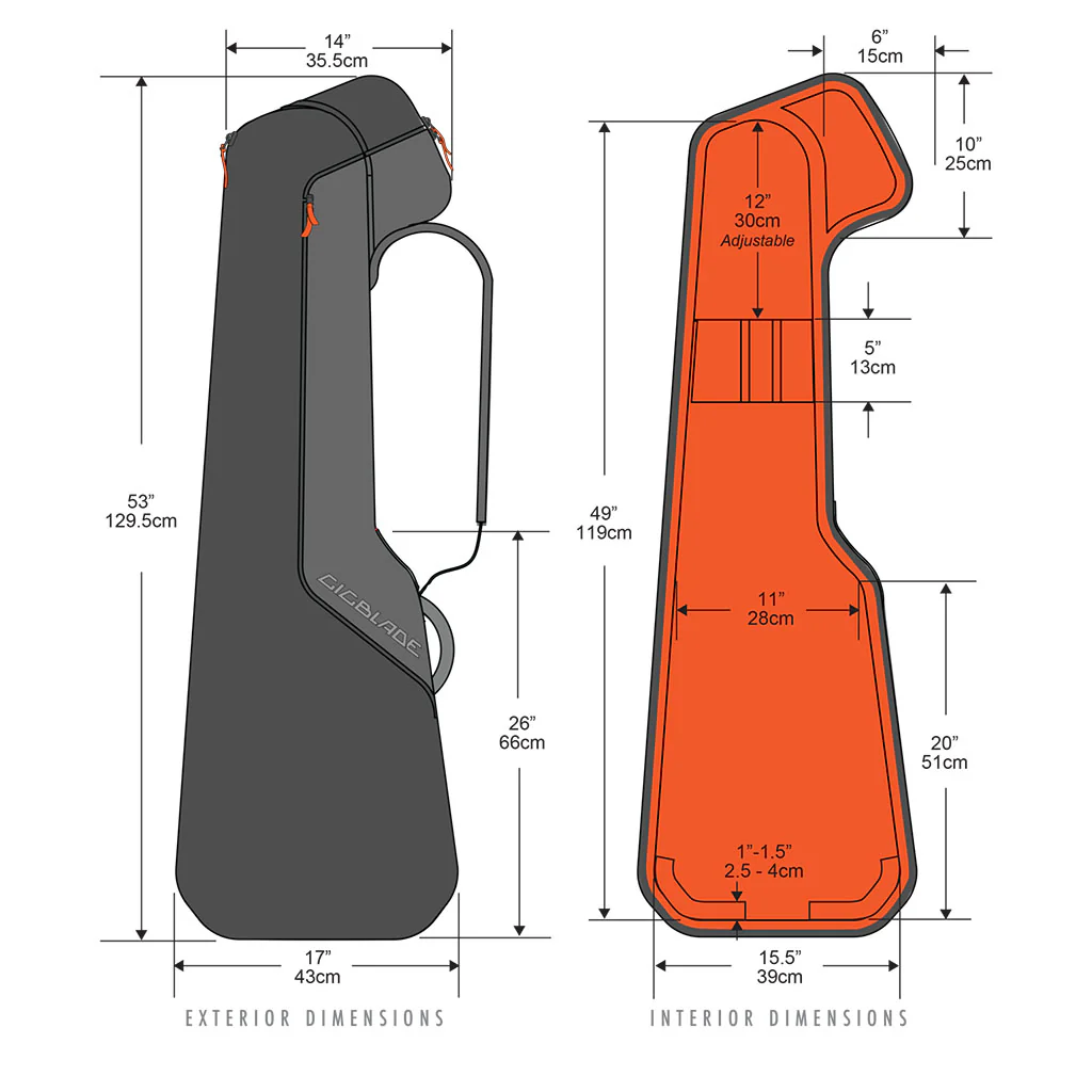 Gruv Gear - GigBlade™ 2 Bass Guitar GigBag - Black - Image 4