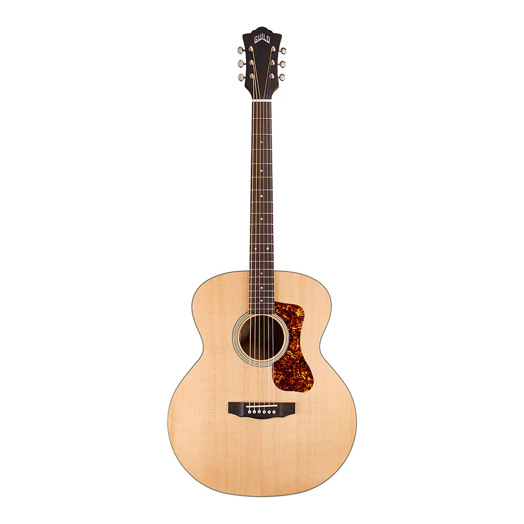 Guild BT-240E Baritone Natural Archback Jumbo Acoustic Guitar w/Bag - Image 2
