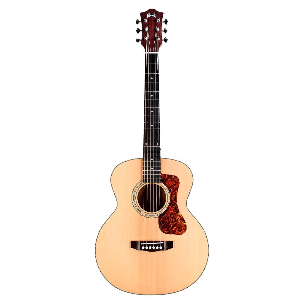 Guild Jumbo Junior Flamed Maple Acoustic-Electric Guitar - Natural - Image 2