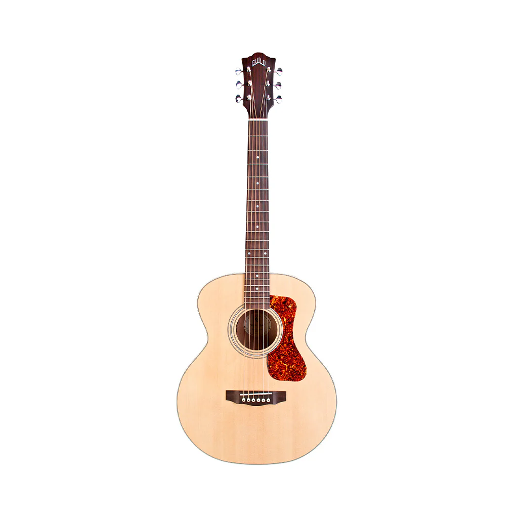 Guild Jumbo Junior Mahogany Acoustic-Electric Guitar w/Deluxe Gig Bag - Image 3