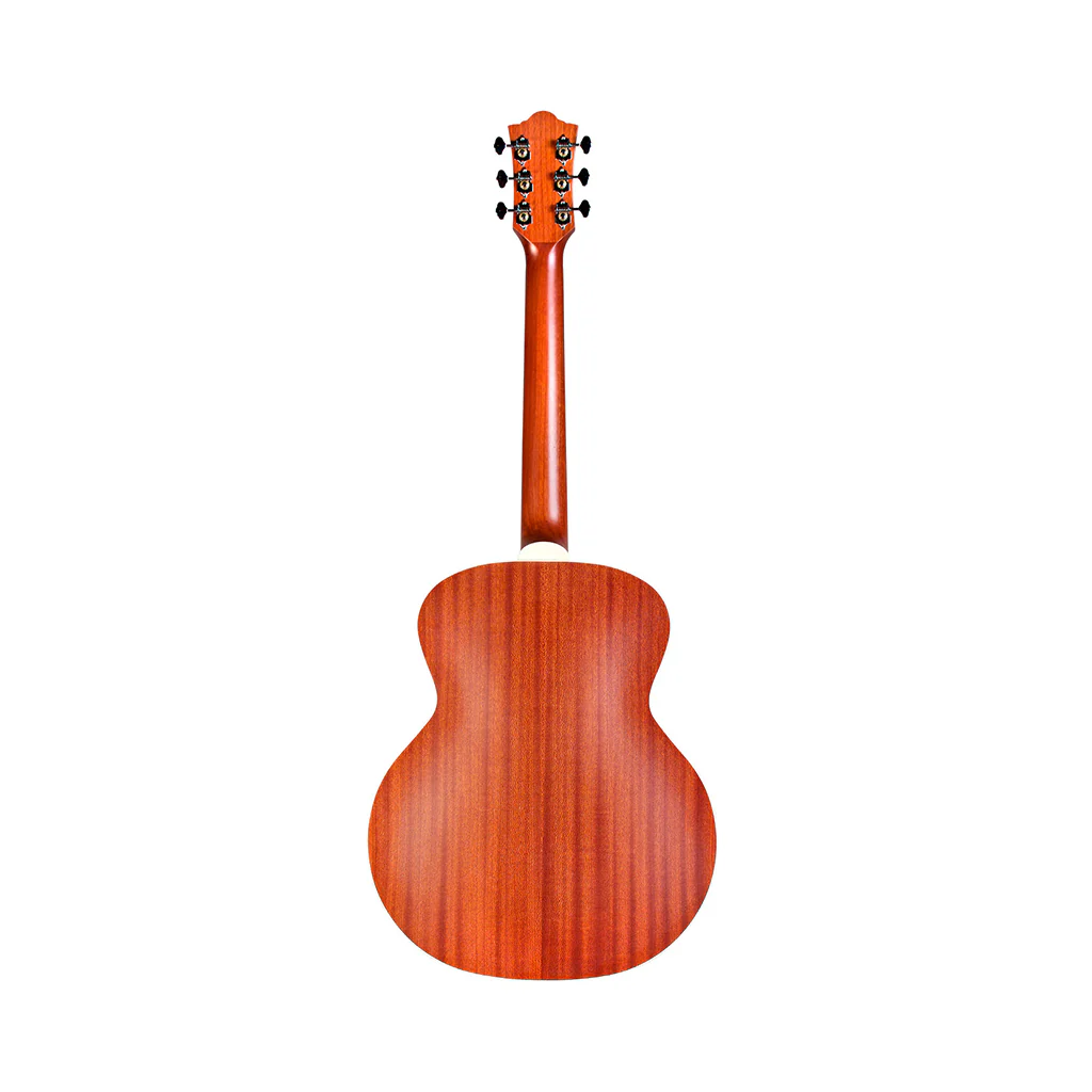 Guild Jumbo Junior Mahogany Acoustic-Electric Guitar w/Deluxe Gig Bag - Image 4