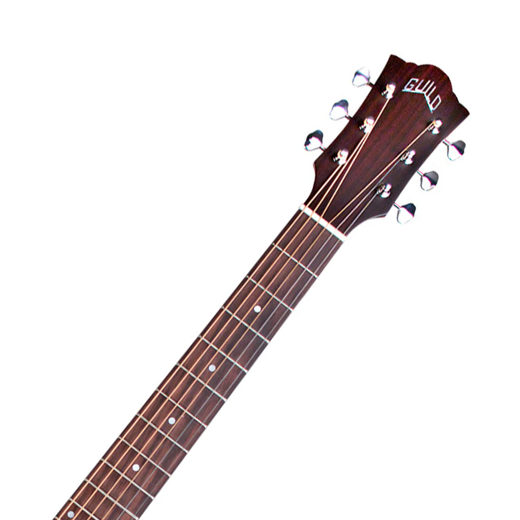 Guild Jumbo Junior Mahogany Acoustic-Electric Guitar w/Deluxe Gig Bag - Image 5