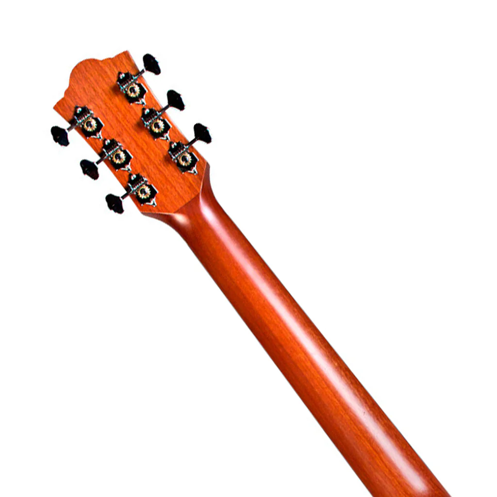 Guild Jumbo Junior Mahogany Acoustic-Electric Guitar w/Deluxe Gig Bag - Image 6