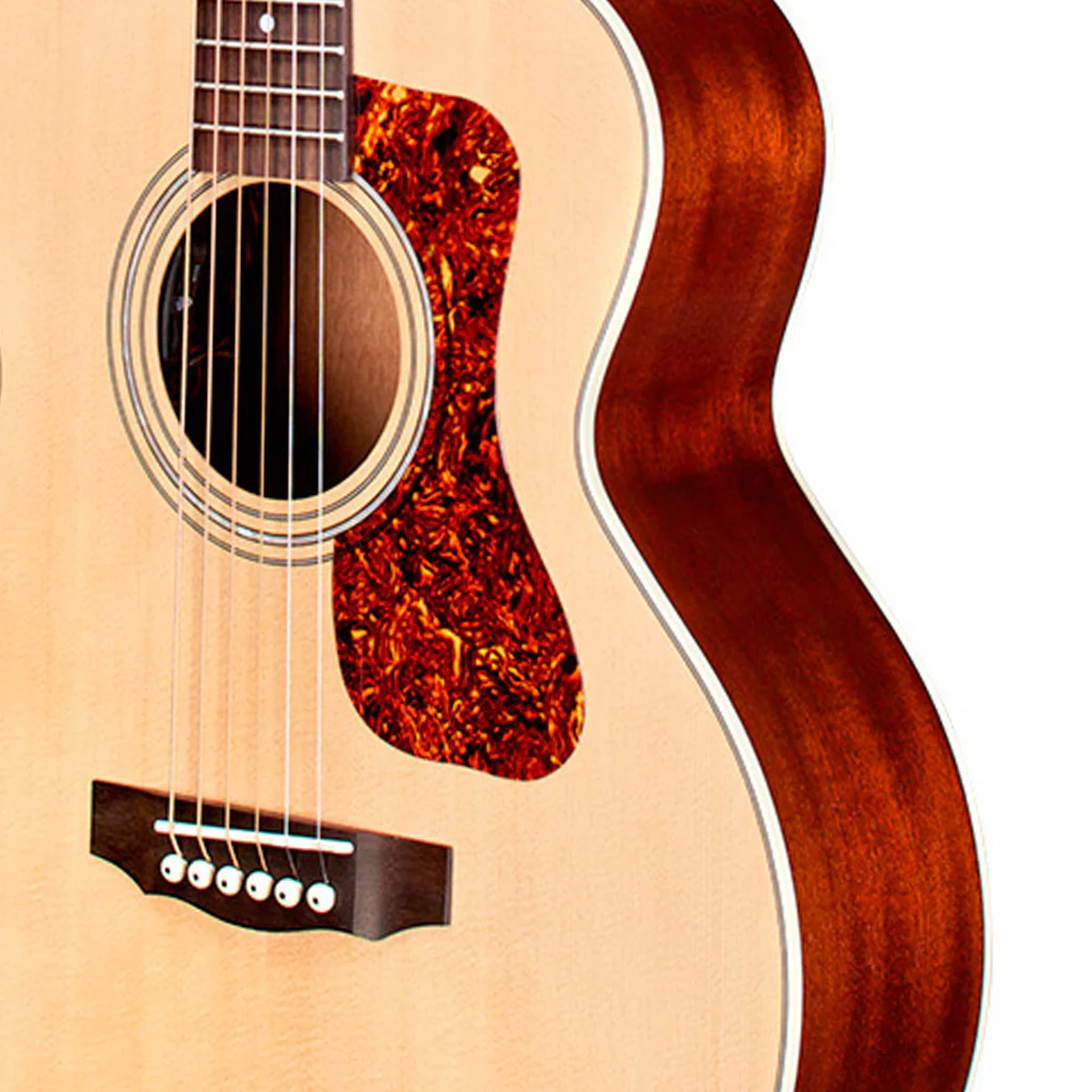 Guild Jumbo Junior Mahogany Acoustic-Electric Guitar w/Deluxe Gig Bag - Image 7