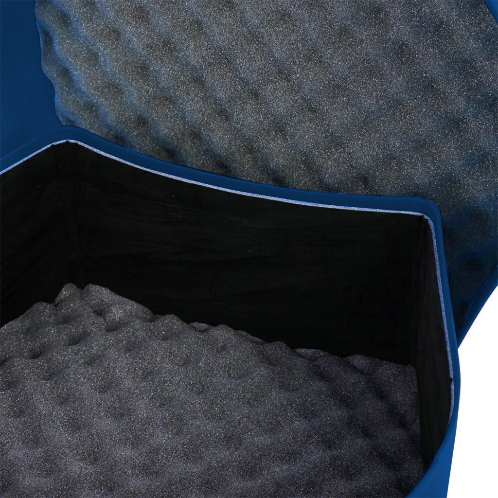 Hardcase Lined Dark Blue 14" Snare Case - Image 2