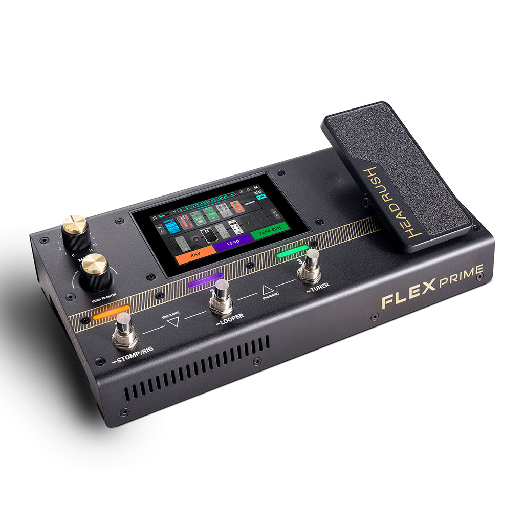 HeadRush Flex Prime Compact FX Pedalboard 4" Touchscreen with WiFi and Bluetooth - Image 4