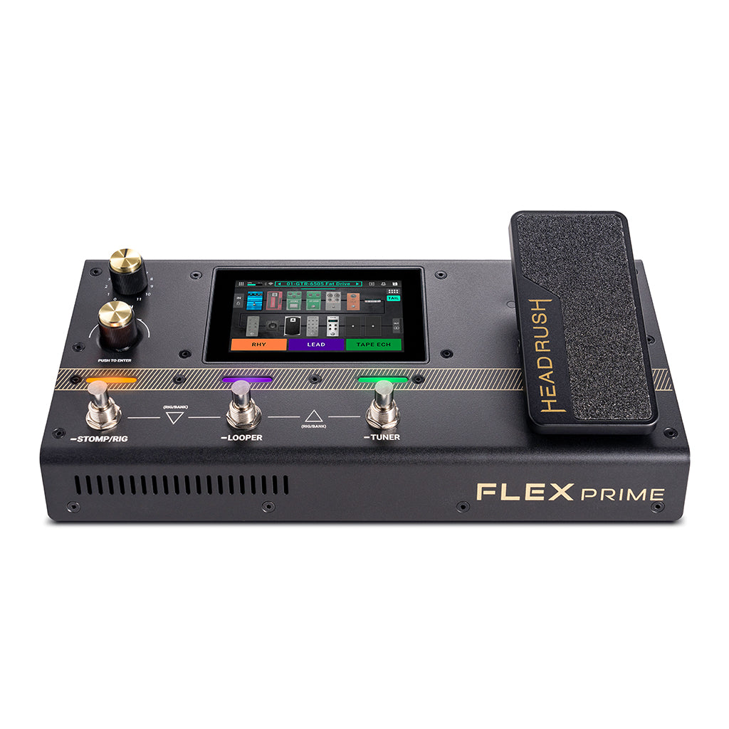 HeadRush Flex Prime Compact FX Pedalboard 4" Touchscreen with WiFi and Bluetooth - Image 9