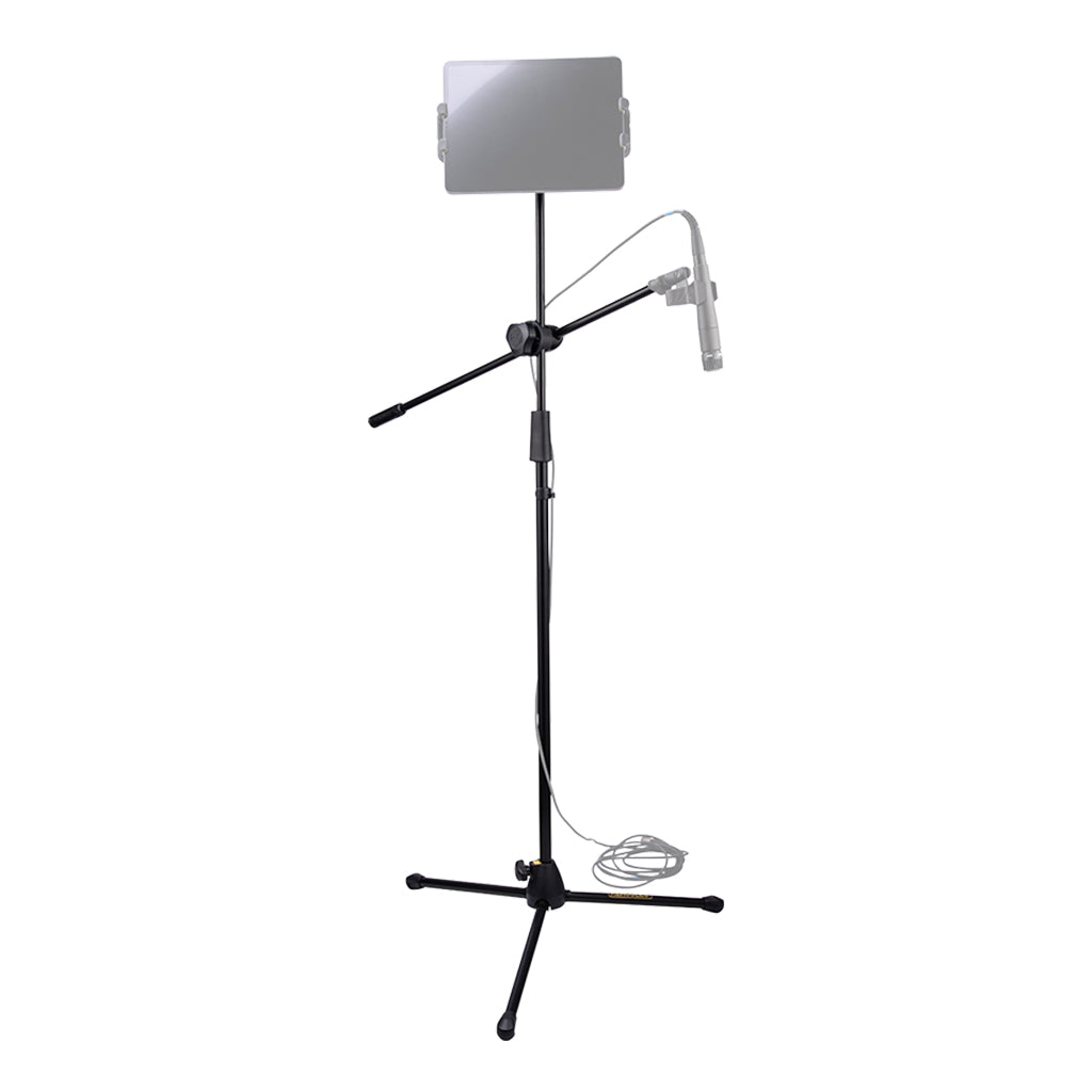 Hercules MS434B Stage Series 2 Way Mic Stand with 3 in 1 Boom Clamp - Image 2
