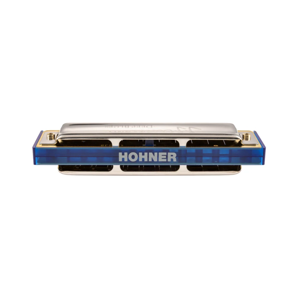 Hohner Jean Jacques Milteau Deep Blues Harmonica - C Major, Trans Blue - Image 3